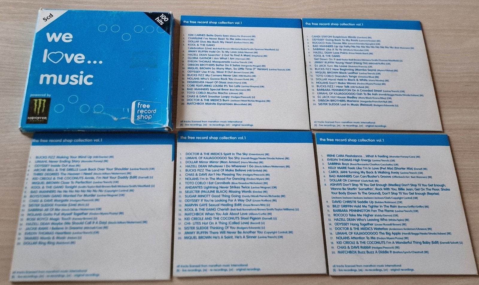 We love Music 100 hits 5Cd, Cd's en Dvd's, Cd's | Verzamelalbums, Ophalen of Verzenden