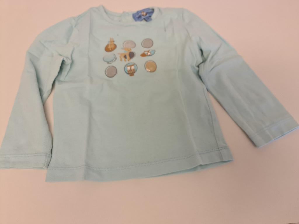 T-shirt longsleeve Mt 90 River Woods, Enfants & Bébés, Vêtements enfant | Taille 92, Enlèvement, Comme neuf