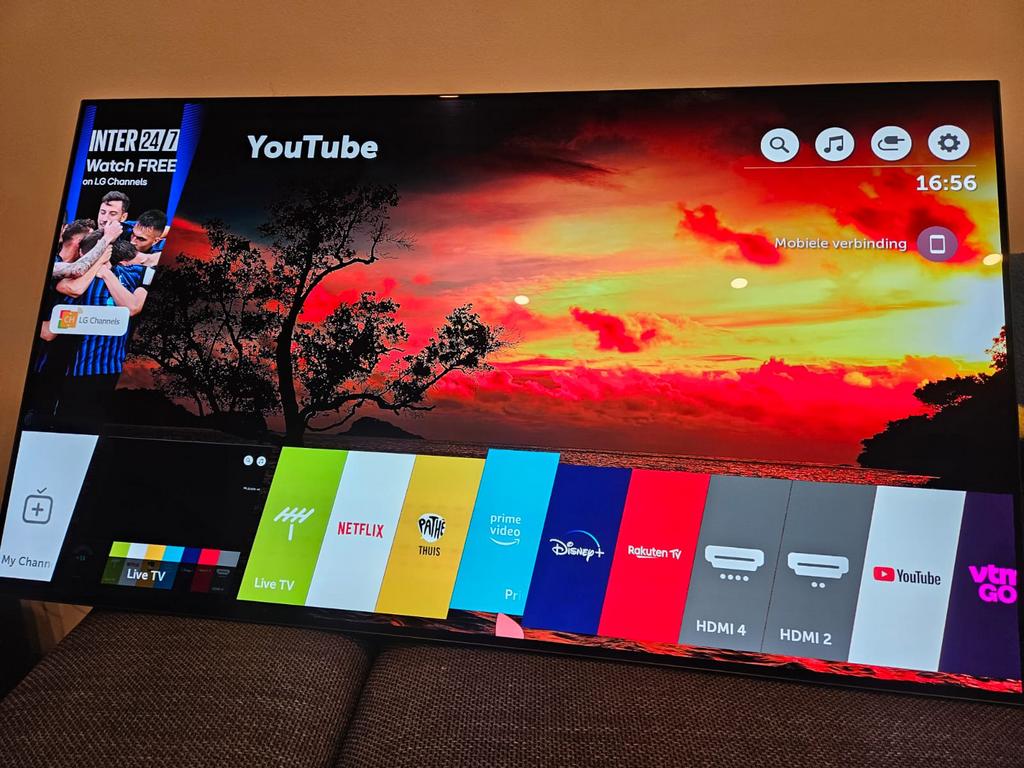 Téléviseur intelligent LG OLED 55 pouces 4K, TV, Hi-fi & Vidéo, Télévisions, Enlèvement ou Envoi, OLED, Comme neuf, 100 cm ou plus