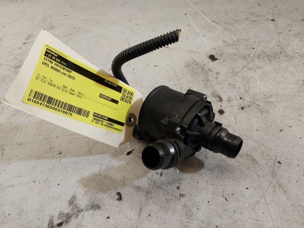 EXTRA EAU POMPE Opel Mokka (01-2020/-) (|9833874480|), Opel, Opel Automobile GmbH, Utilisé, Kontakt-opel@opel.com