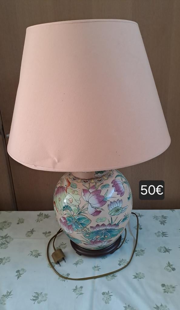Chinese tafellamp, Ophalen