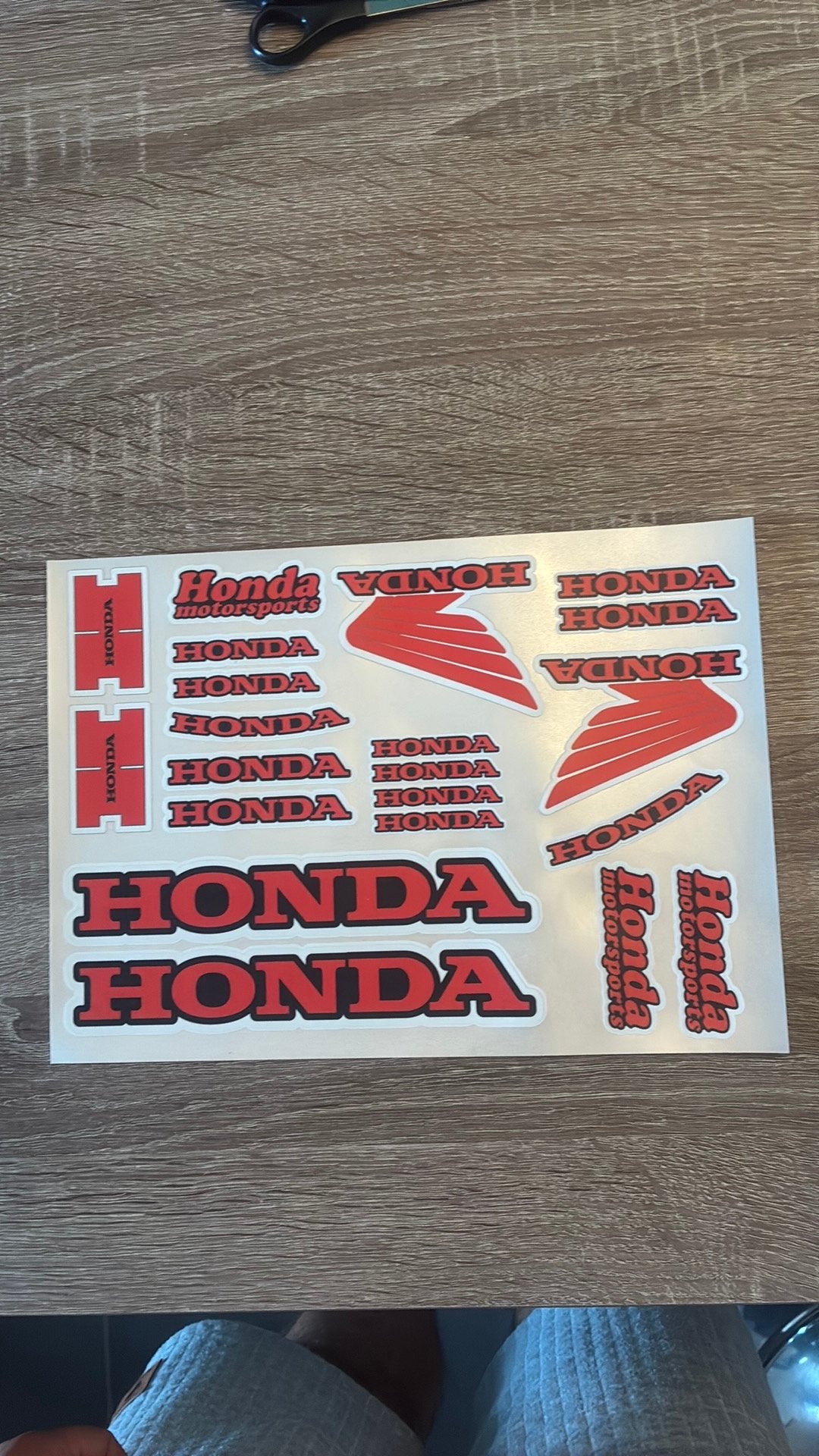 Honda stickers, Ophalen of Verzenden