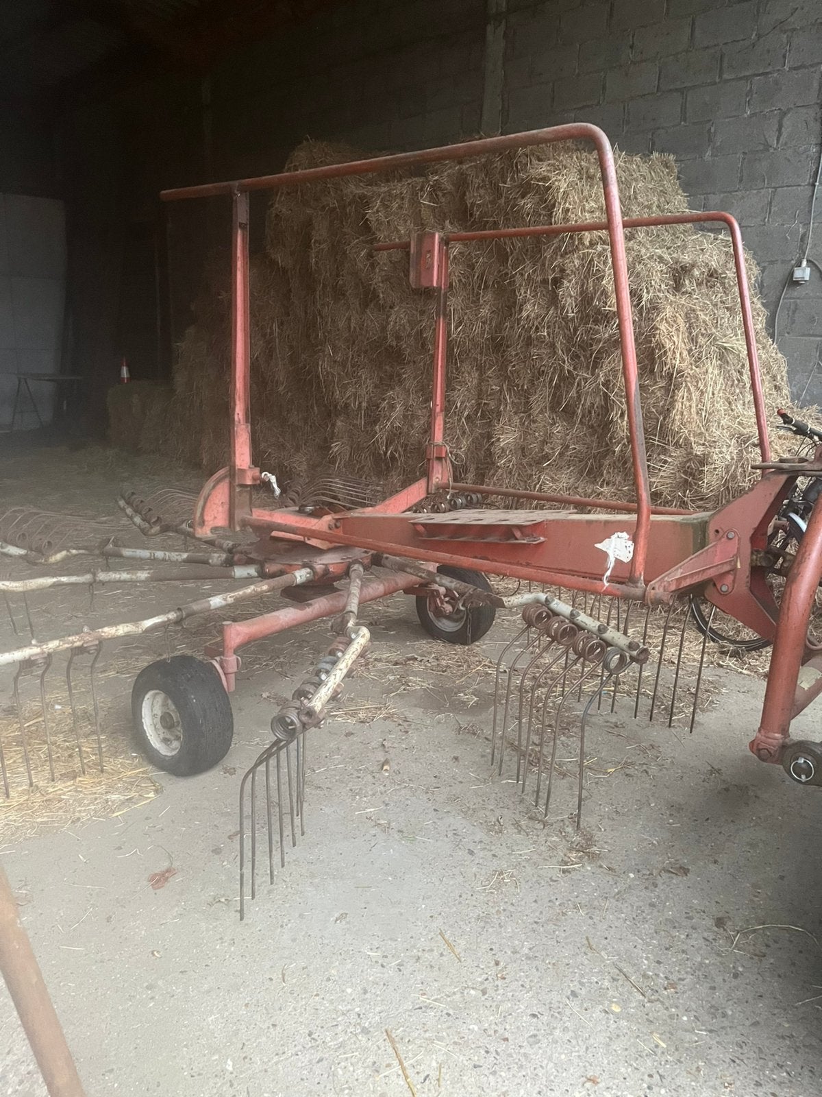Kuhn hark, Ophalen, Weidebouw