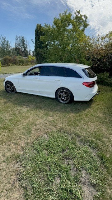 mercerdes C180 AMG-line inklapbare trekhaak 55600km, Autos, Cuir et Alcantara, Achat, Euro 6, Entretenue par le concessionnaire