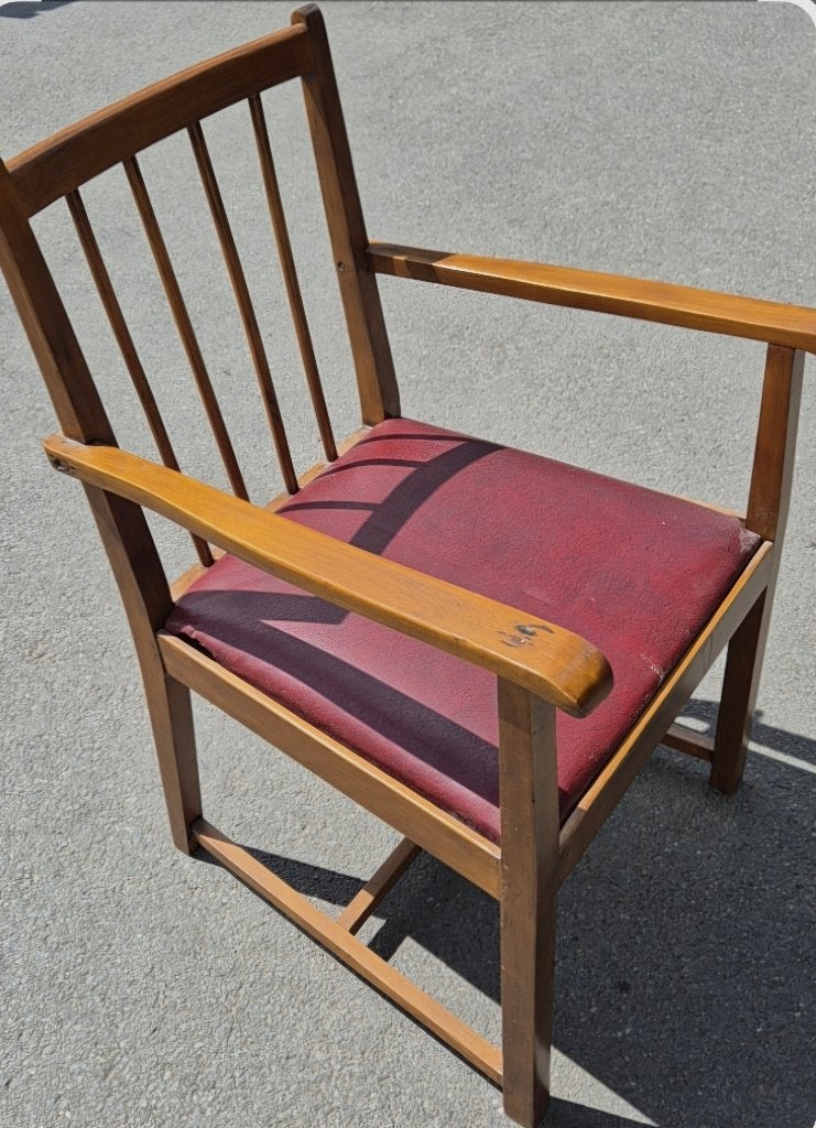 Stoel art deco amsterdamse school arts en craft, Ophalen