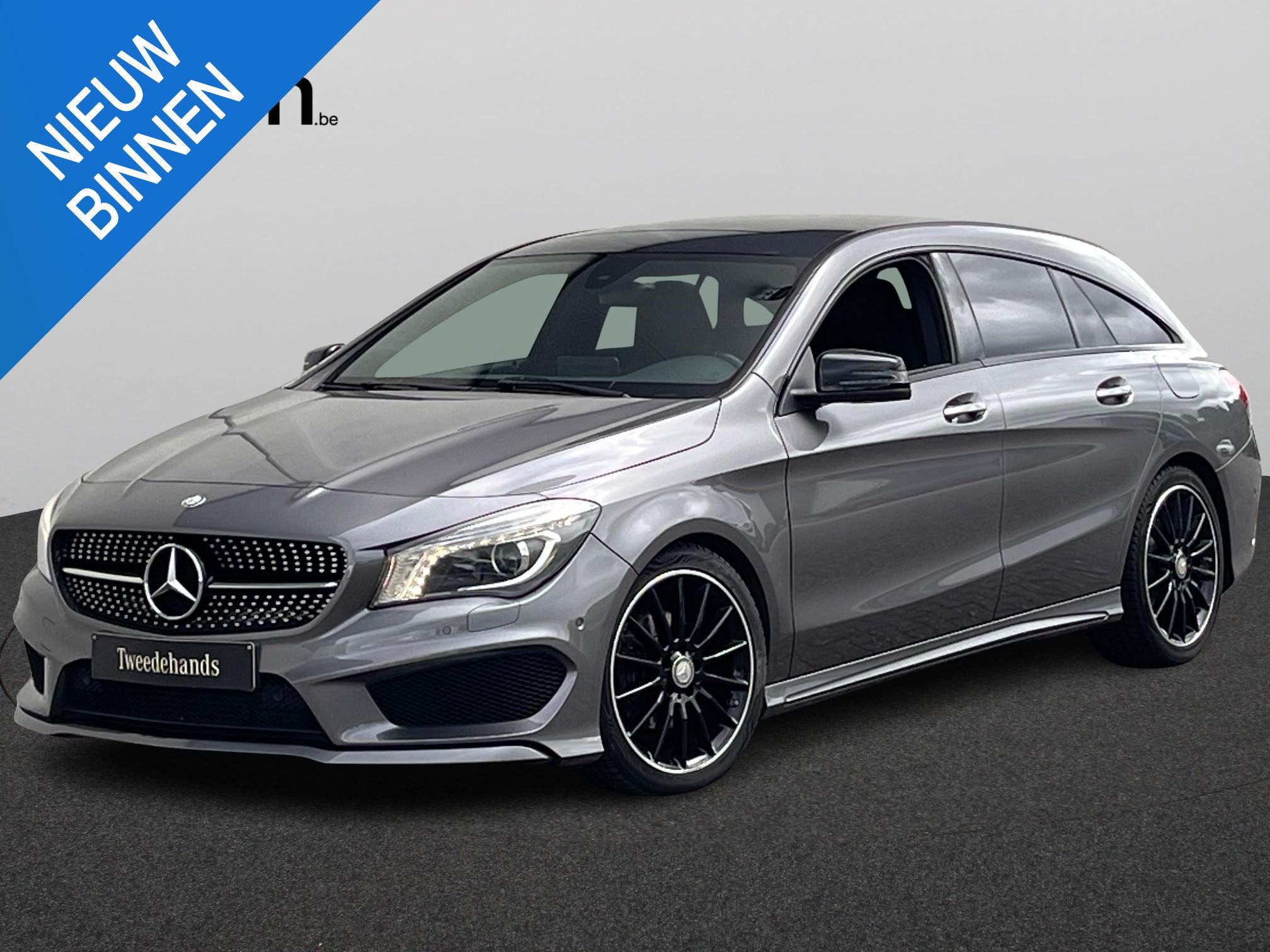 Mercedes-Benz CLA-Klasse Shooting Brake 180 AMG Line + Pano, Autos, 715 kg, Boîte manuelle, https://public.car-pass.be/vhr/7859bd34-950b-4fc6-b9db-ccfd55182a82