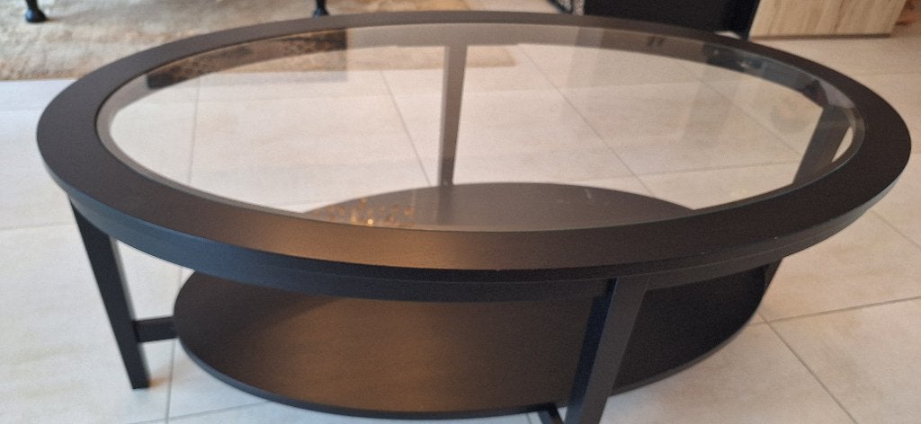Table de salon, Maison & Meubles, 100 à 150 cm, Chêne, Comme neuf, Enlèvement