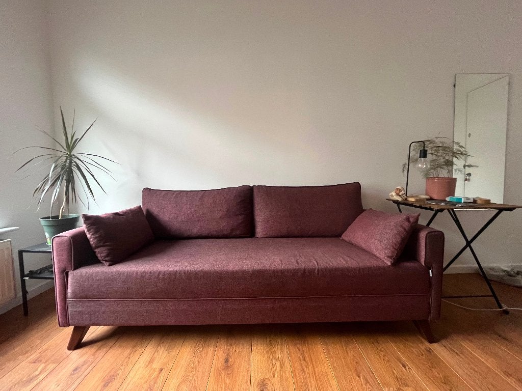 Canapé – Sofa (3-seater), excellent/like-new condition, Huis en Inrichting, Ophalen, Hout, Driepersoons, 75 tot 100 cm