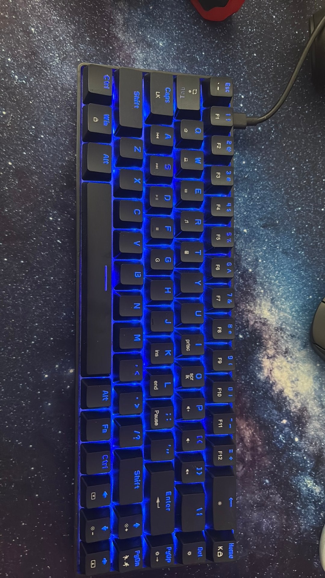 T8 gaming keyboard in alle kleuren, Ophalen, Qwerty, Gebruikt, Bedraad