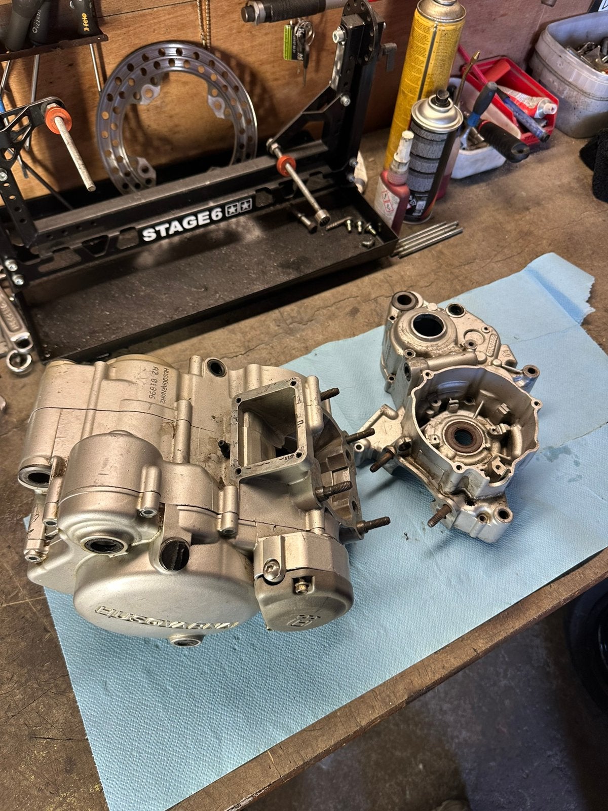 Moteur Husqvarna 125 cc, Vélos & Vélomoteurs, Enlèvement ou Envoi, Honda