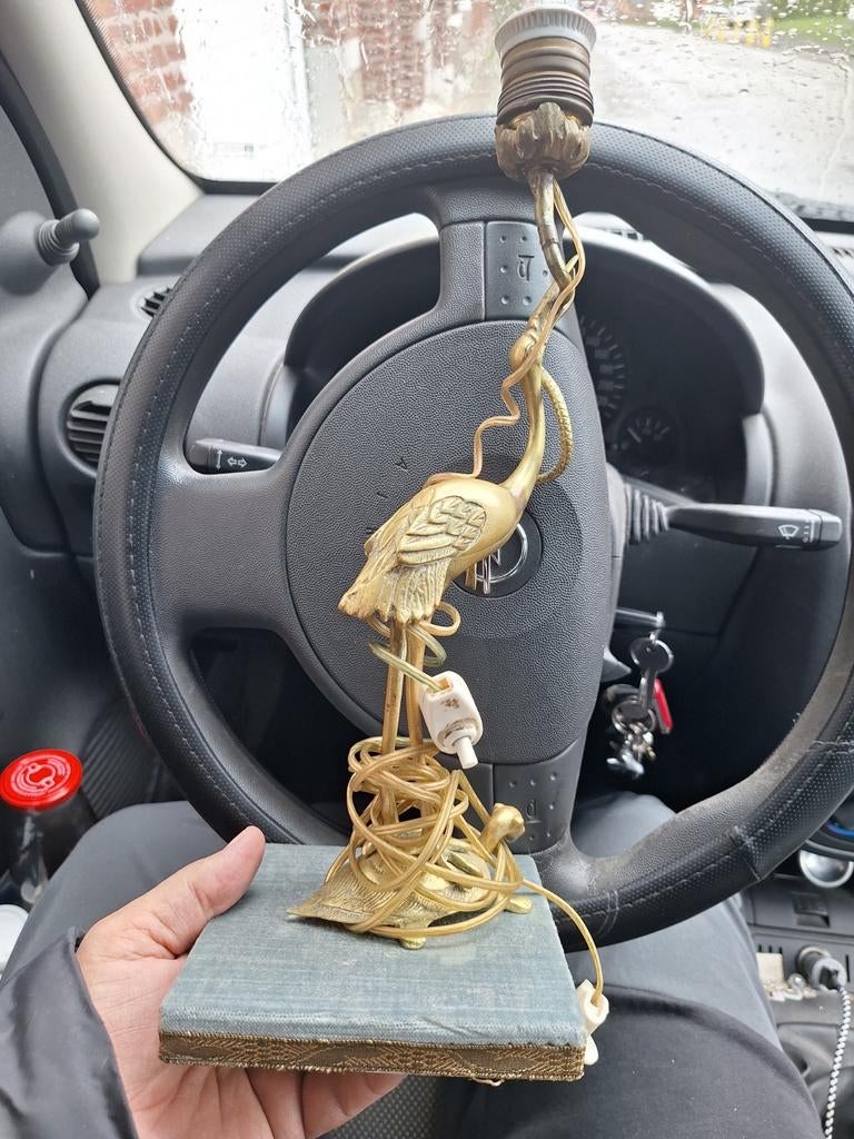 vieille lampe chinois bronze, Enlèvement ou Envoi