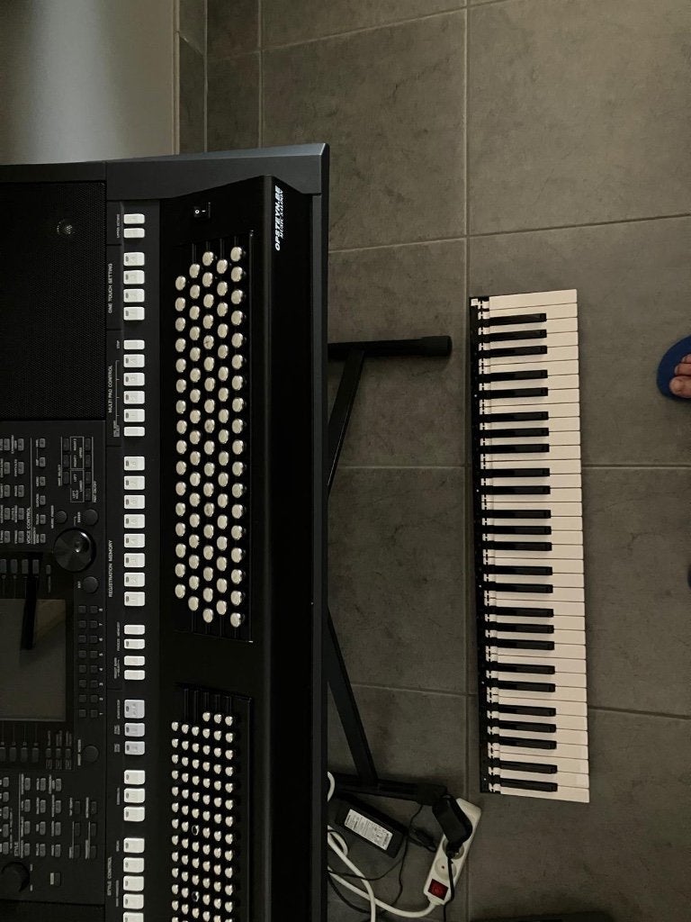 Accordeon toetsenbord knoppen klavier, Ophalen, Zo goed als nieuw, Toetsaccordeon