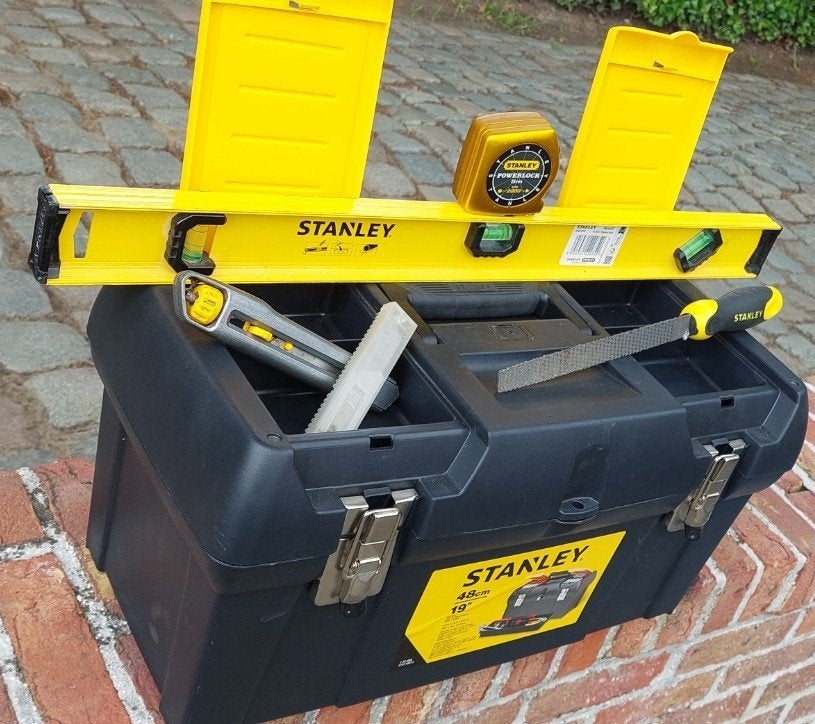 Coffre Stanley 48cm Powerlock niveau cutter lime neuf, Bricolage & Construction, Outillage | Outillage à main, Enlèvement ou Envoi