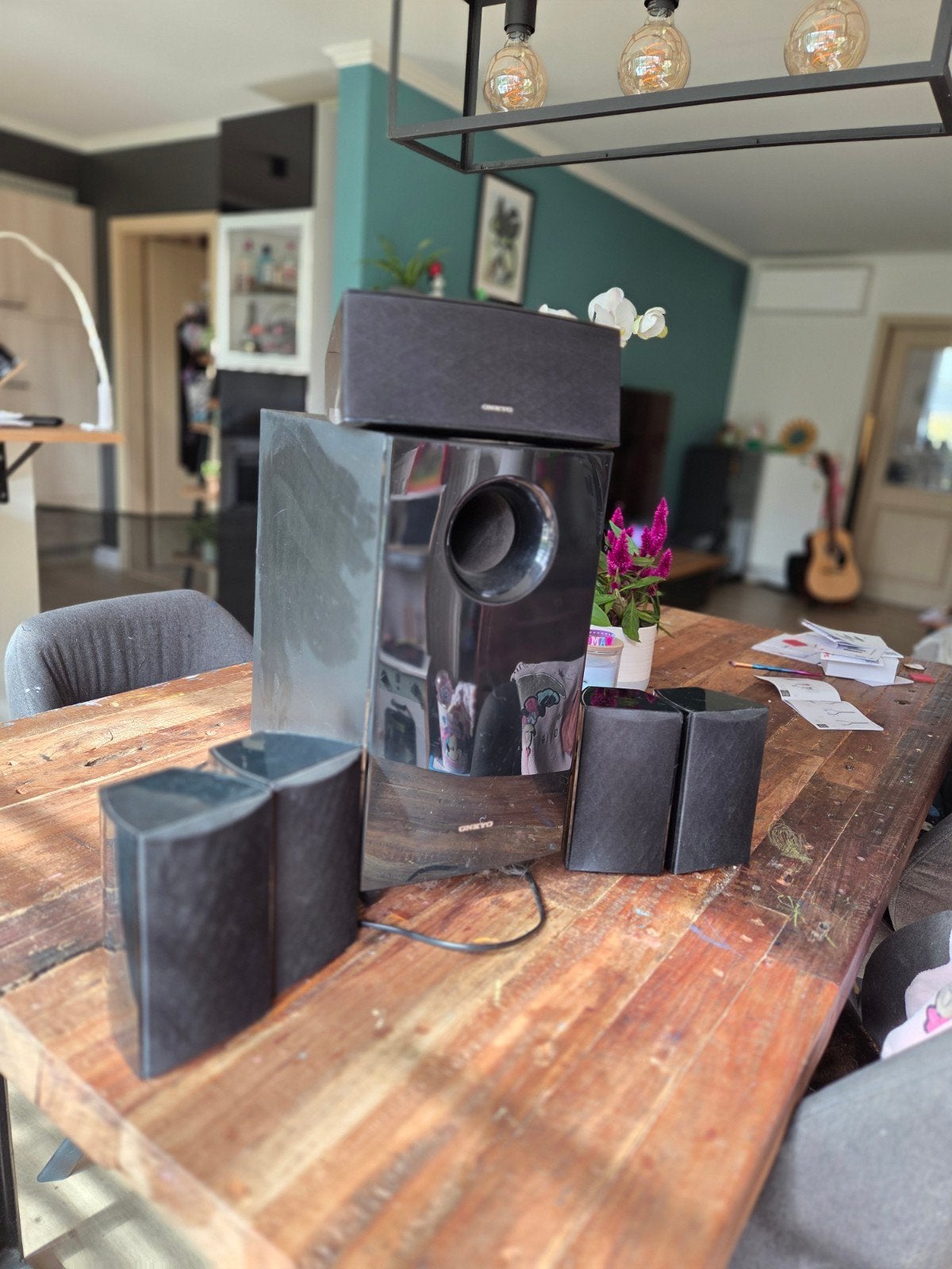 Onkyo 5.1 surround home cinema, Ophalen, Zo goed als nieuw, Complete surroundset, Overige merken