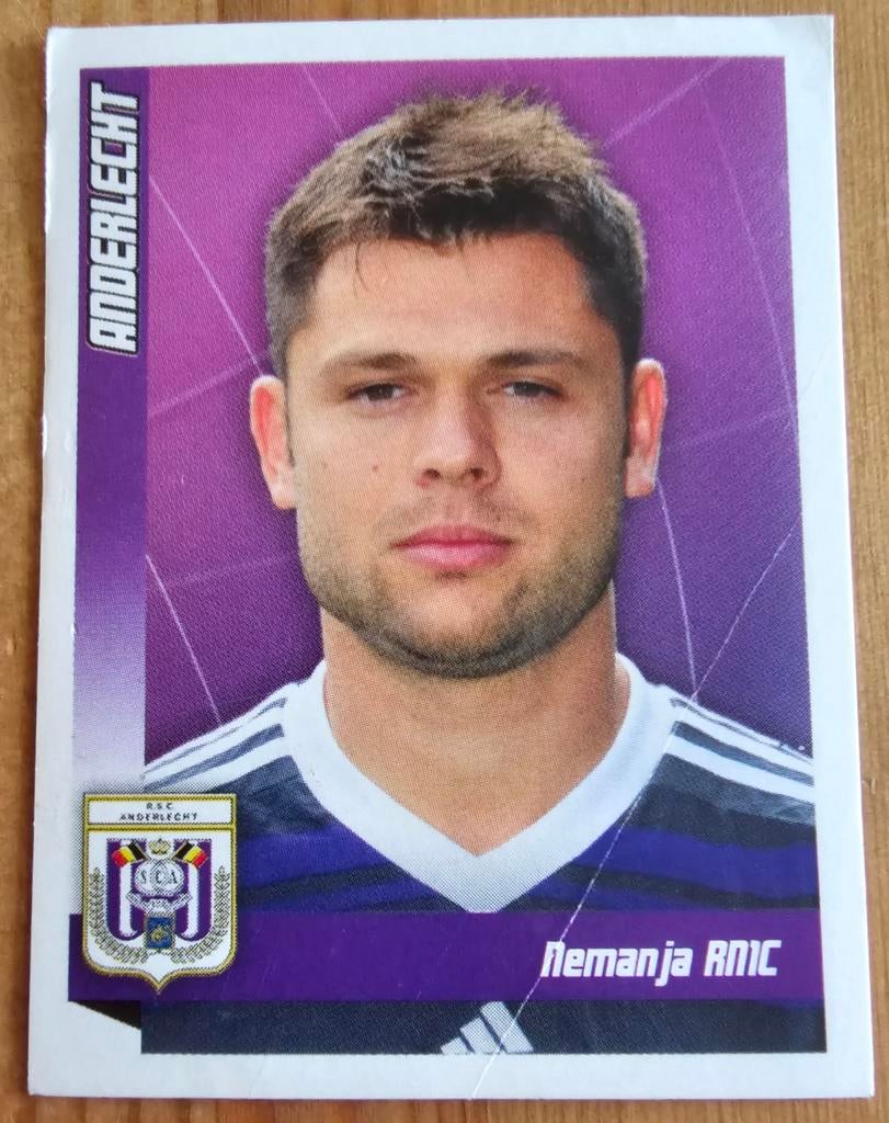 Panini Football 2011 #2 Nemanja Rmic RSC Anderlecht Voetbal!, Ophalen of Verzenden, Gebruikt, Sticker
