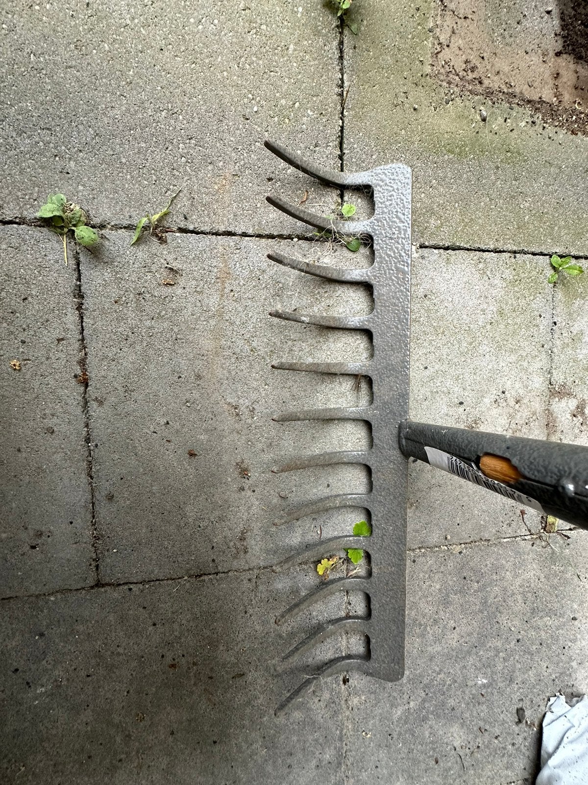 Polet tuinhark met steel, Tuin en Terras, Ophalen, Zo goed als nieuw