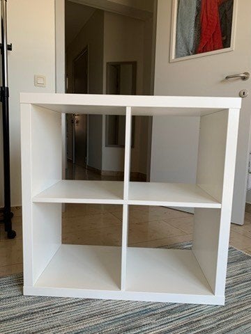 Kallax open kast wit (Ikea) 77 x 77 cm, 25 à 50 cm, Moins de 100 cm, Comme neuf, Enlèvement