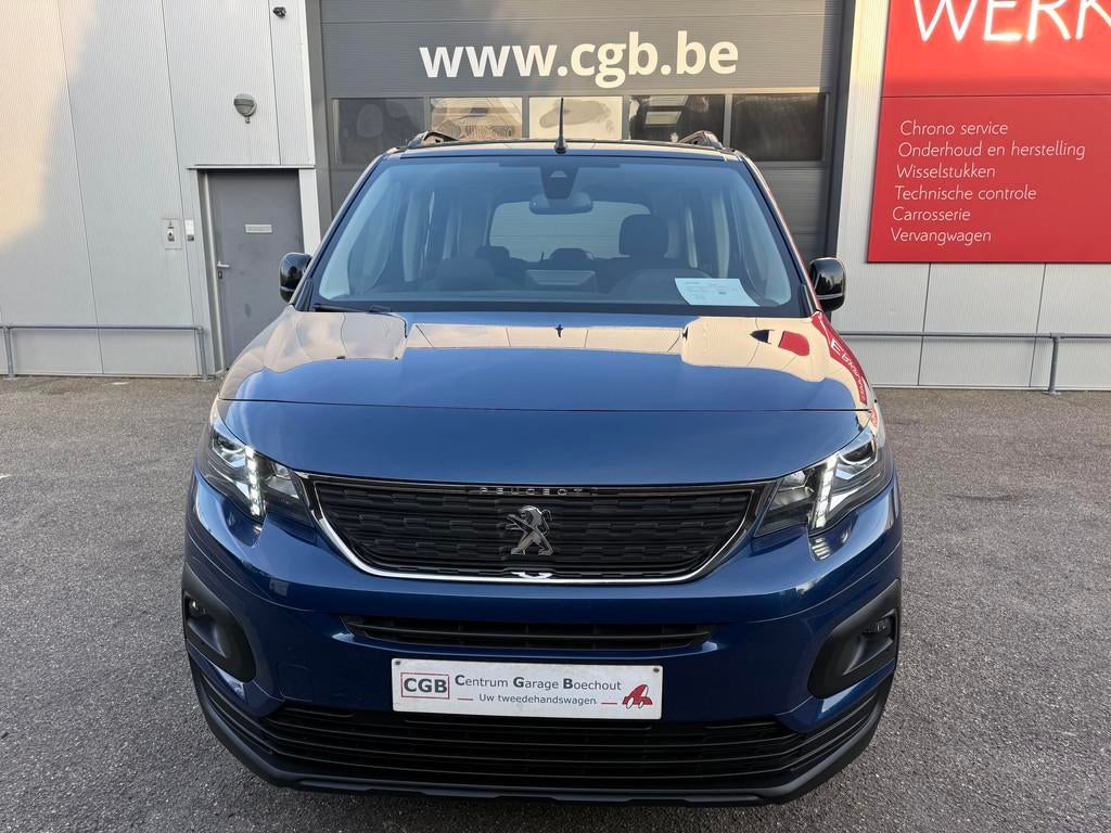Peugeot Rifter 1.2PureTech 110 pk ALLURE PACK, Gebruikt, Zwart, Blauw, 5 deurs