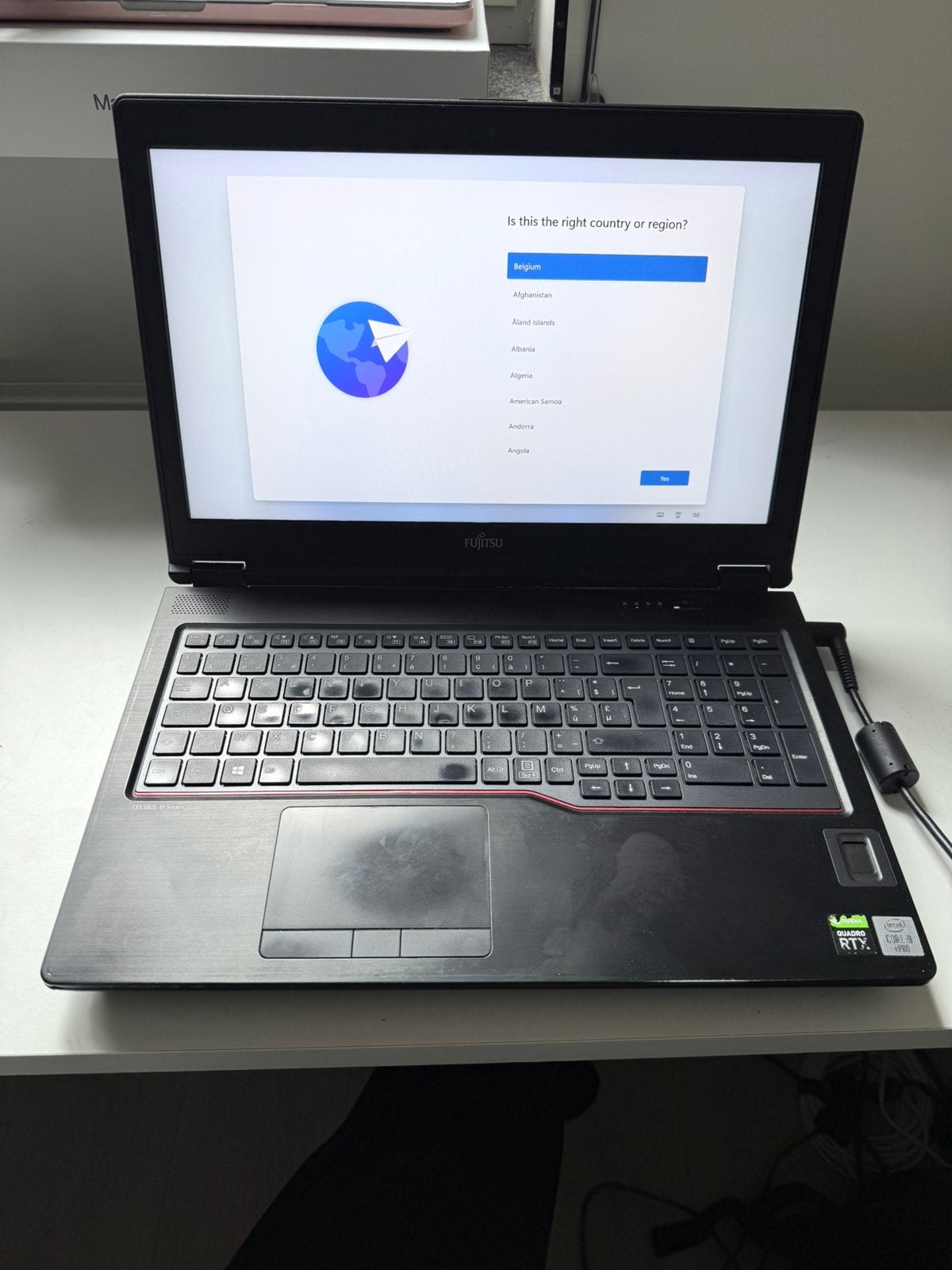 Fujitsu CELSIUS H7510 Core i9 QuadroRTX3000-6GB 32GB 1TB SSD, Computers en Software, Windows Laptops, Ophalen, Gebruikt, Gaming