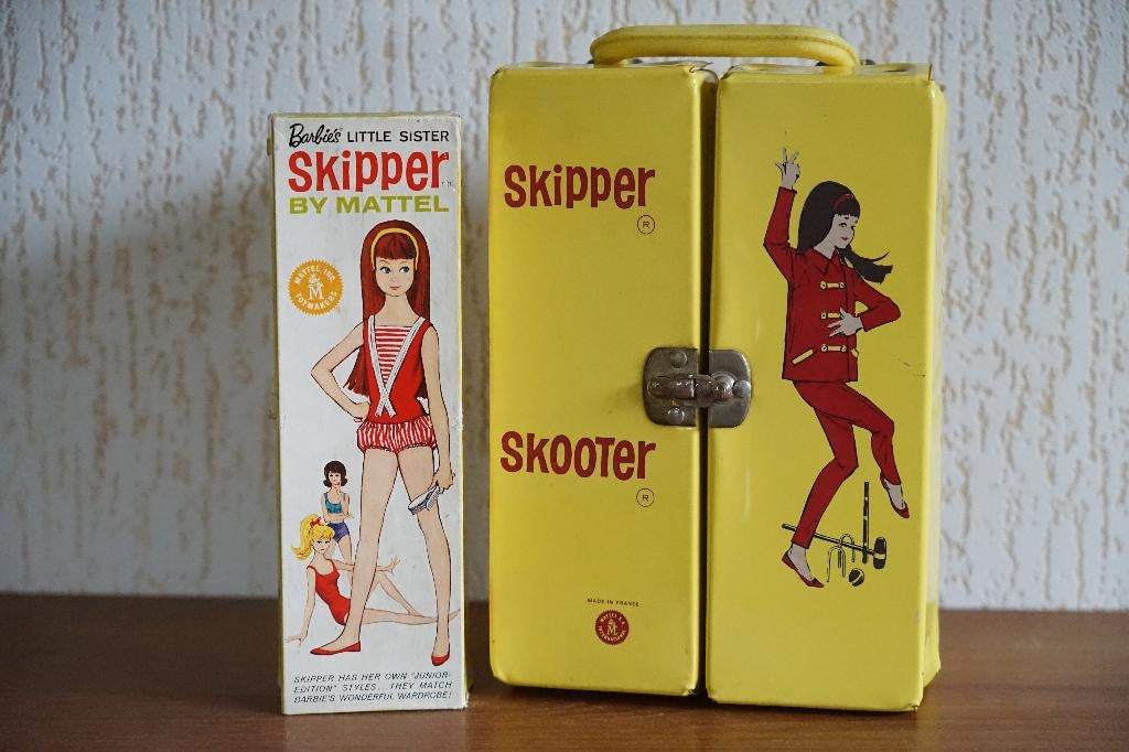 vintage Skipper pop + kleding & accessoires, Enlèvement ou Envoi, Utilisé, Poupée