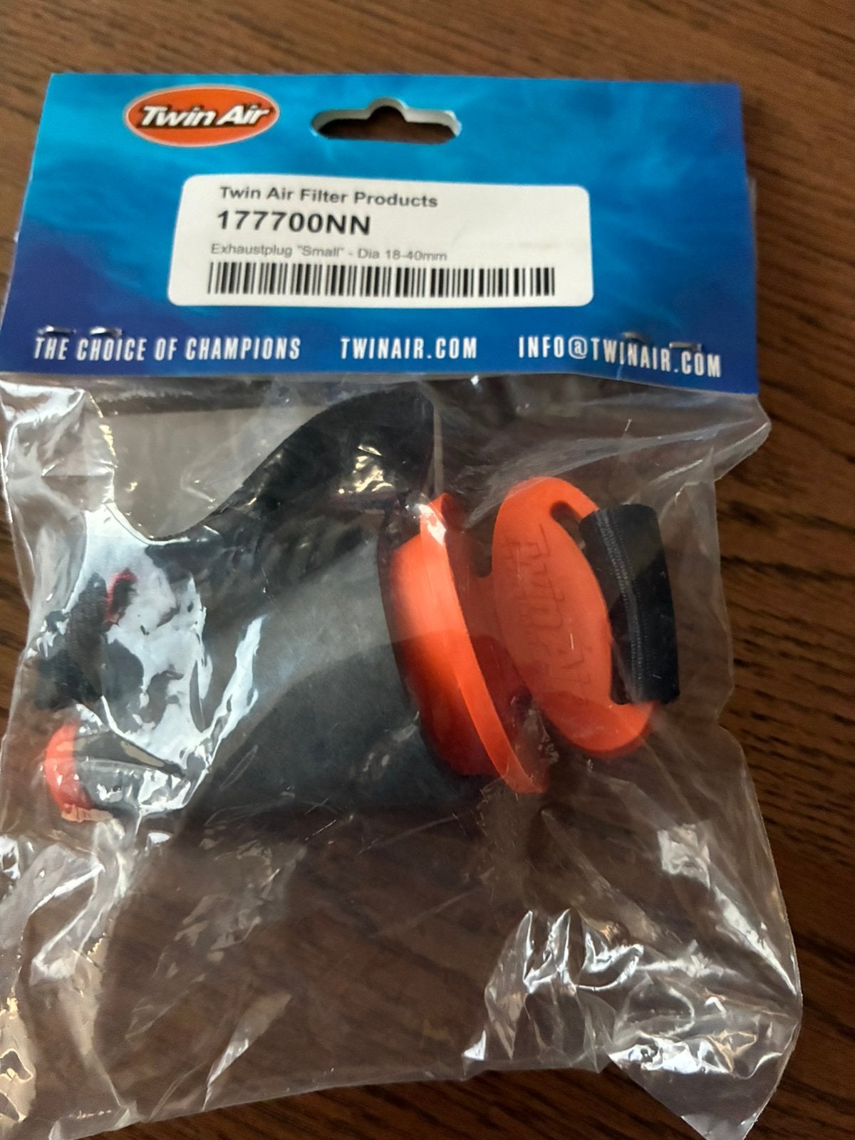 Twin air exhaustplug + strap small, Motoren, Ophalen, Nieuw