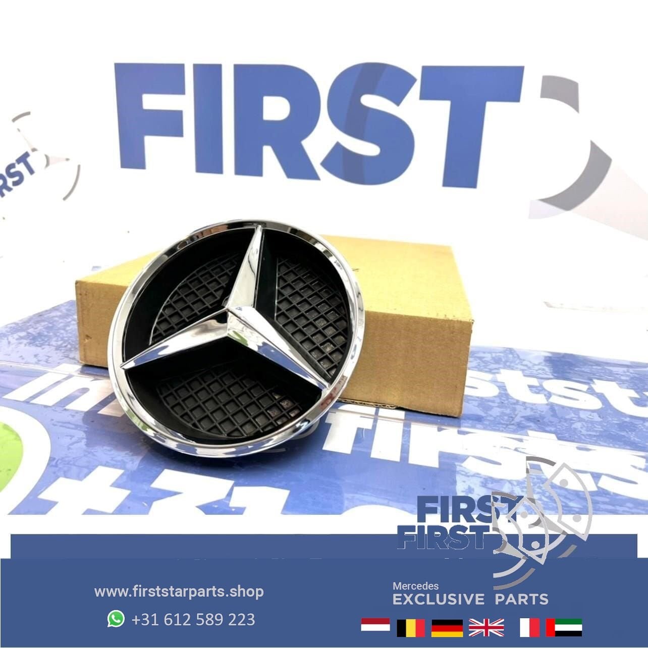 Mercedes GRIL STER EMBLEEM LOGO Mercedes A B C CLA CLA E GT, Utilisé, -, -, Enlèvement ou Envoi