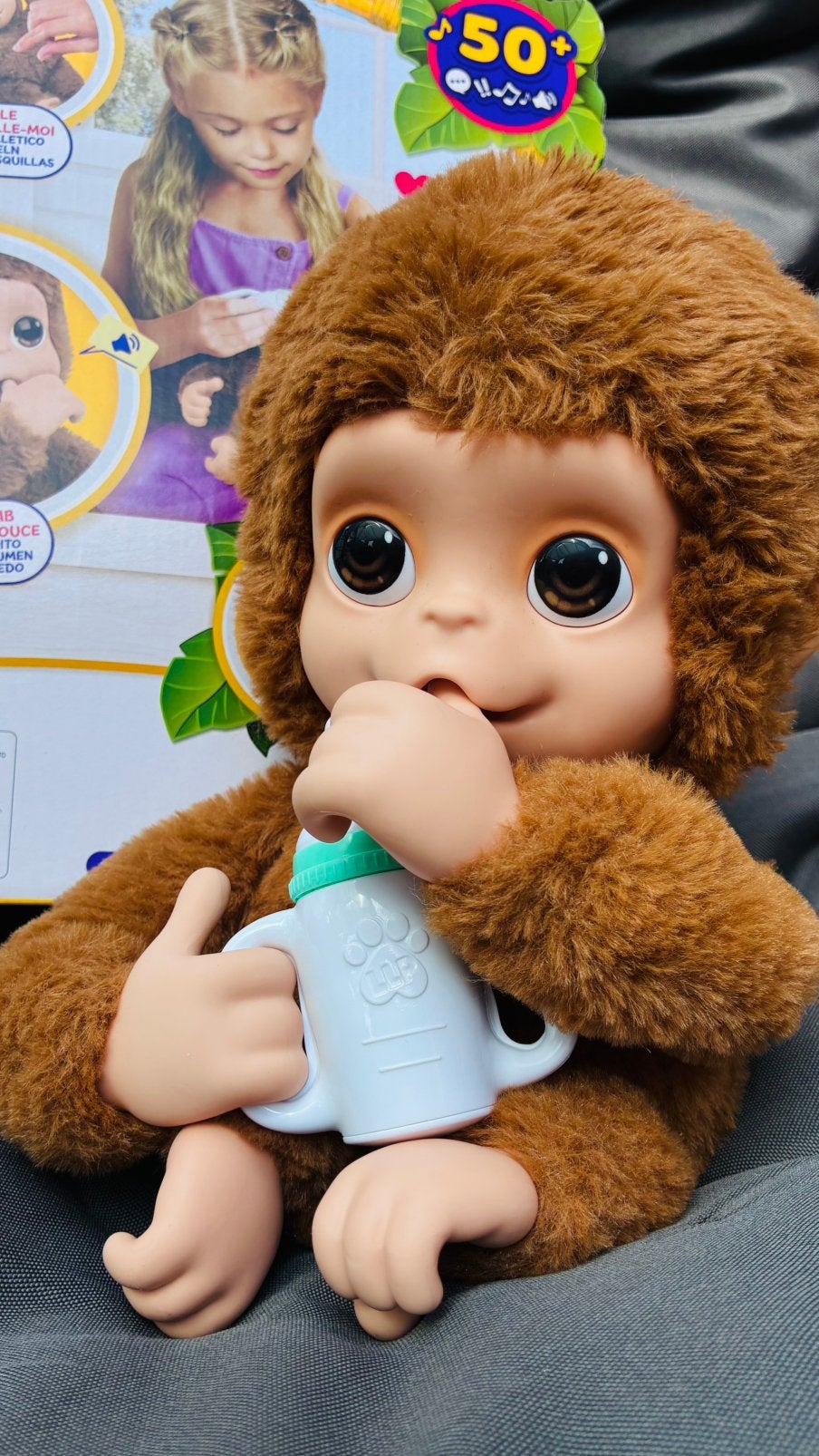 Little Live Pets  My Baby Monkey, Brun, Singe, Interactif, Comme neuf