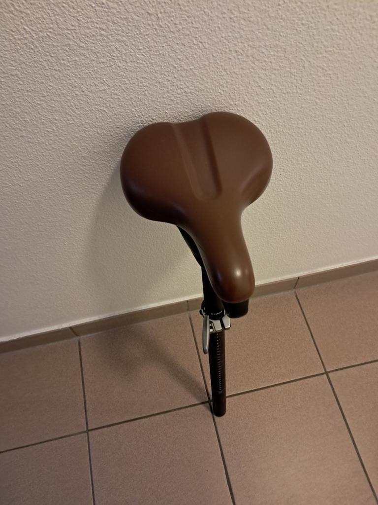 Zadel met zadelpen, Fietsen en Brommers, Ophalen, Zadel