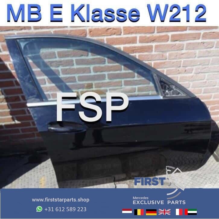 W212 complete deur links rechts voor Mercedes E Klasse zwart, Utilisé, Porte, -, -