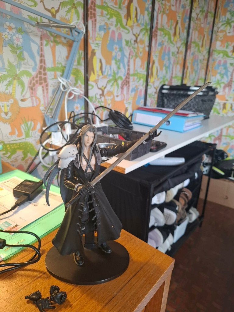 Figurine Sephiroth - Square Enix officiel, Collections, Enlèvement ou Envoi, Comme neuf, Fantasy