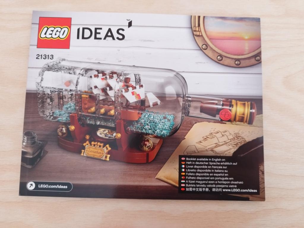 Lego Ideas 21313 Ship in a bottle, Gebruikt, Lego, Compleet, Ophalen of Verzenden