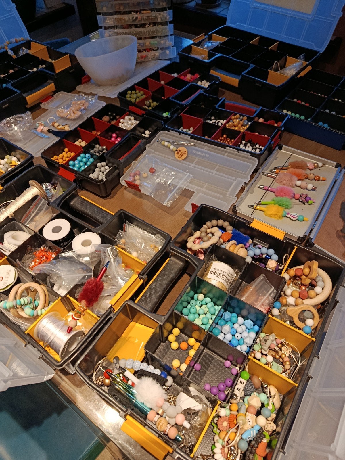 Siliconen kralen, Ophalen