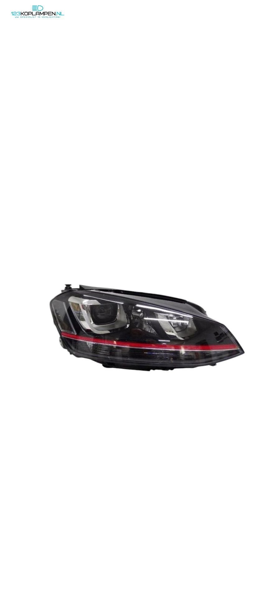 Volkswagen Golf 7 Bi-Xenon GTI Rood Koplamp Rechts 5G1941032, Gebruikt, -, -, Verzenden