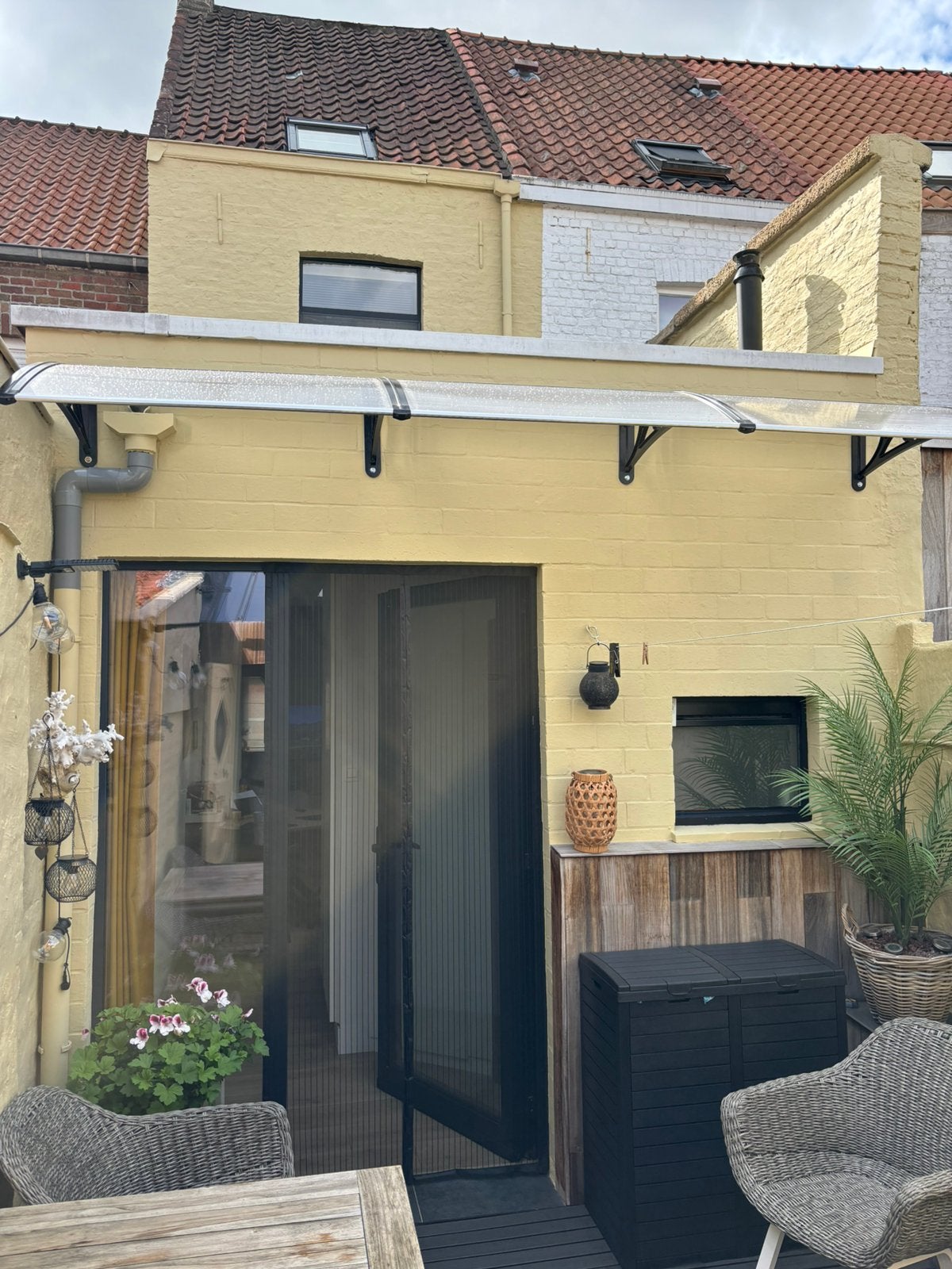 Deurluifel 3x1meter, Tuin en Terras, Overkappingen, Ophalen, Zo goed als nieuw