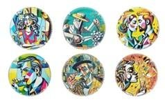 Champagne capsules - Generieken Art abstrait (G 1485), Envoi