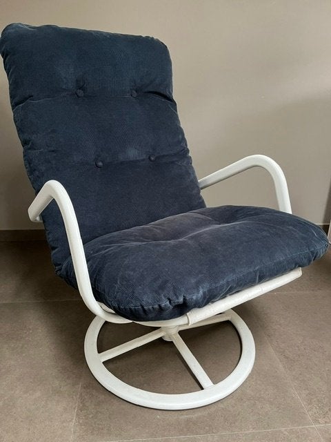 zwarte fauteuil 1 persoon van Ikea, Ophalen, Gebruikt, Eenpersoons, 75 tot 100 cm