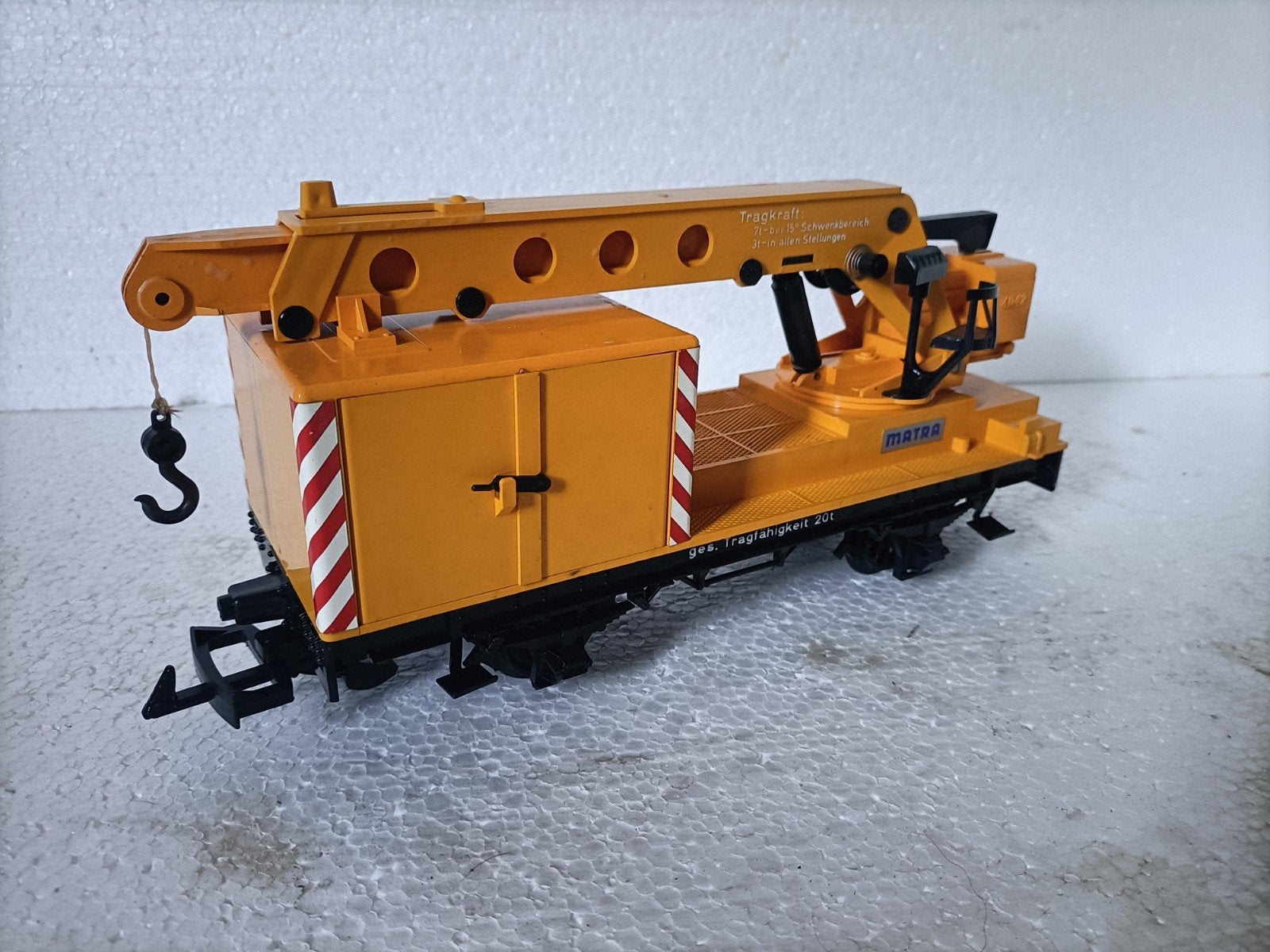 LGB 4042 Kraanwagon "Matra" (Spoor G) – Geel, Ophalen, Wagon, LGB