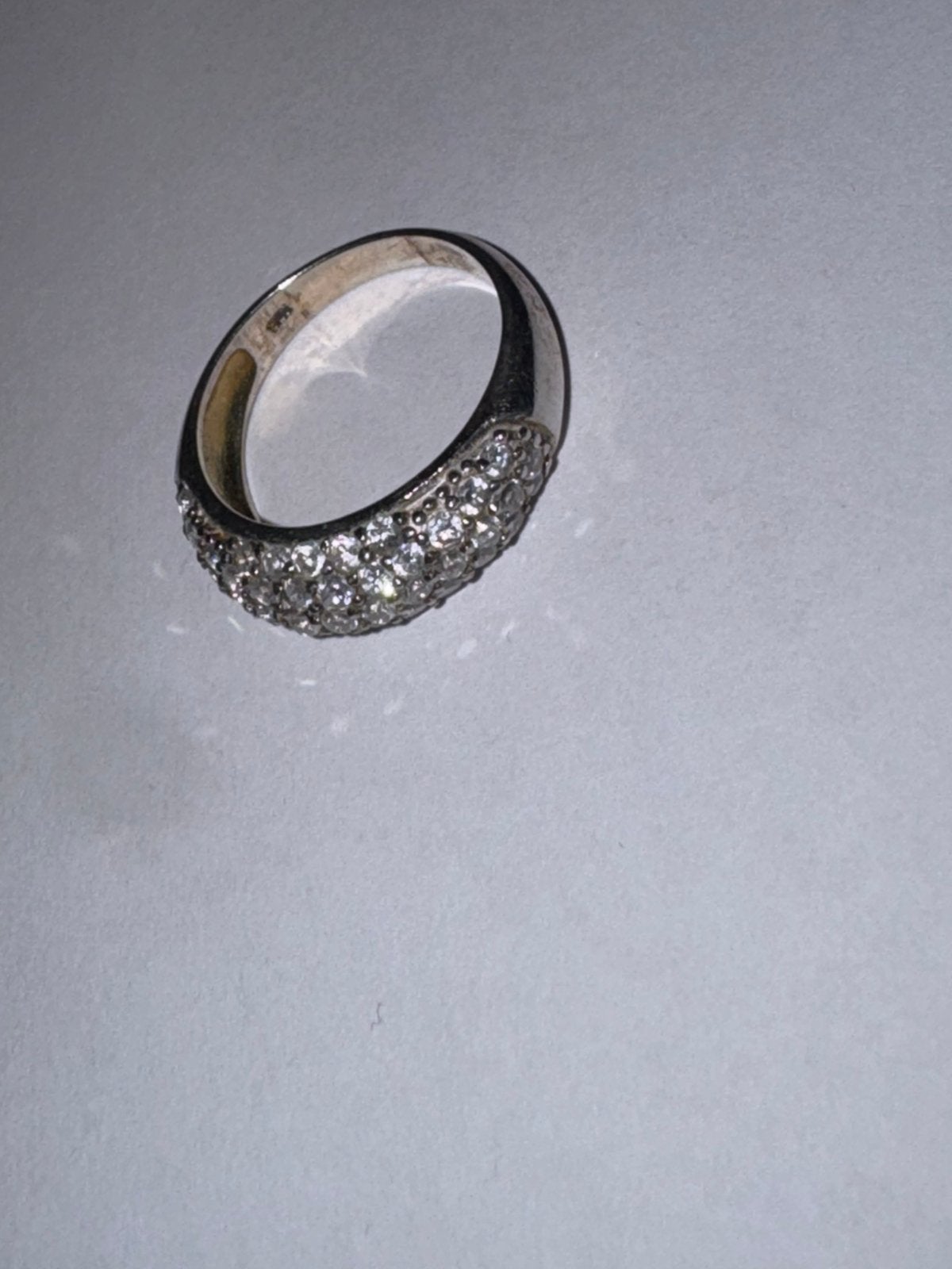 Bague en argent 925, Enlèvement ou Envoi, Comme neuf, Argent, Argent