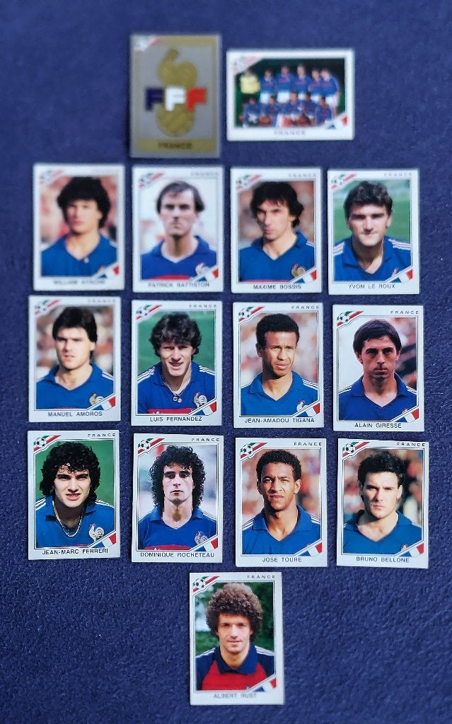 15 versch. Panini stickers voetbal ' WK 1986 - Frankrijk ', Ophalen of Verzenden, Nieuw, Meerdere stickers