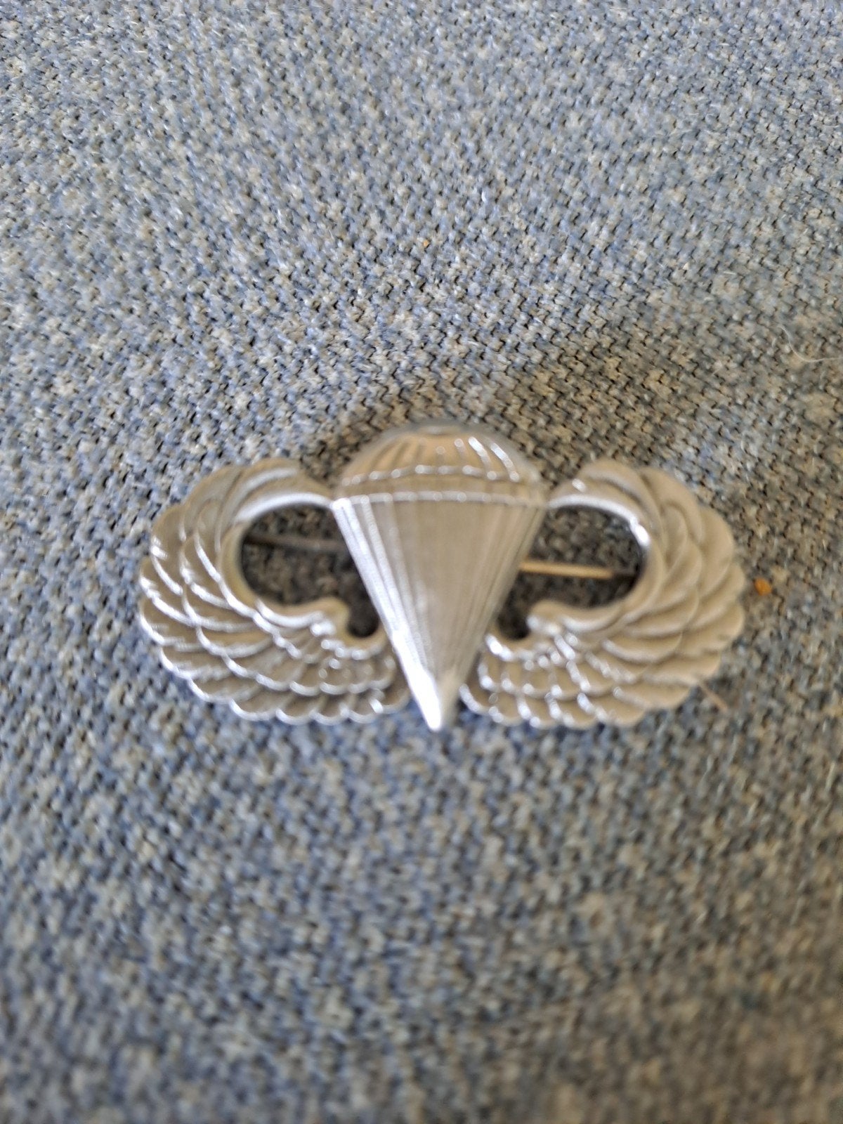 Borstinsigne "qualified paratrooper" 82nd & 101 Airborne, Ophalen of Verzenden, Luchtmacht, Embleem of Badge