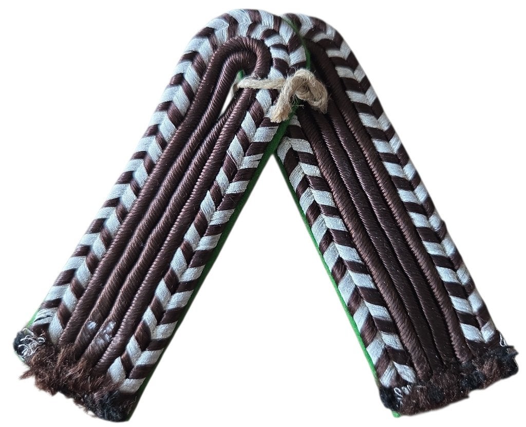 a german ww2 oberwachtmeister de politzei shoulderstraps, Ophalen of Verzenden