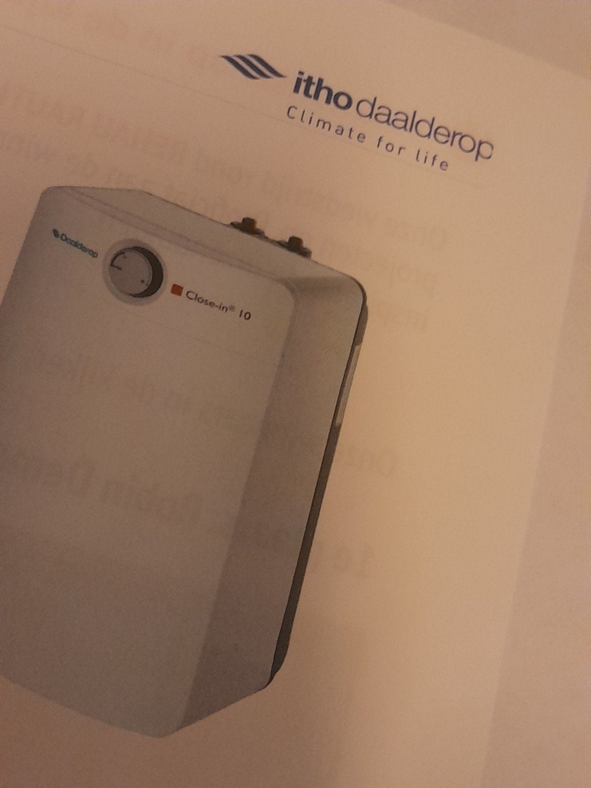Daalderop keukenboiler 10l., Enlèvement