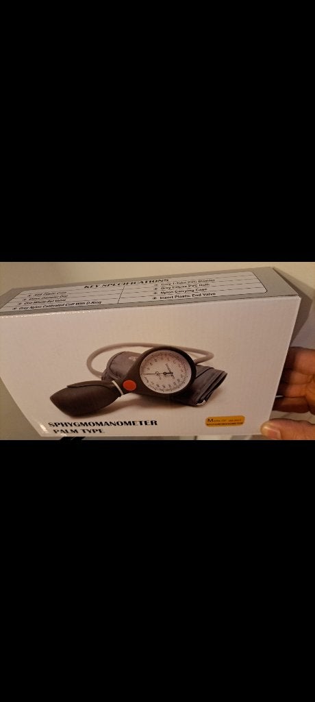 Sphygmomanometer palm type, Elektronische apparatuur, Persoonlijke Verzorgingsapparatuur, Ophalen, Zo goed als nieuw, Overige typen