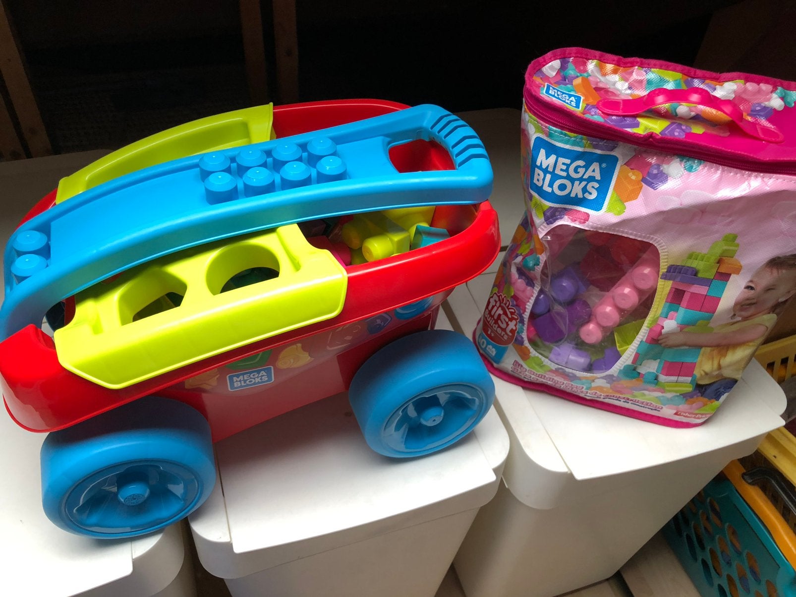 MegaBloks + blokken, Ophalen, Zo goed als nieuw, Megabloks