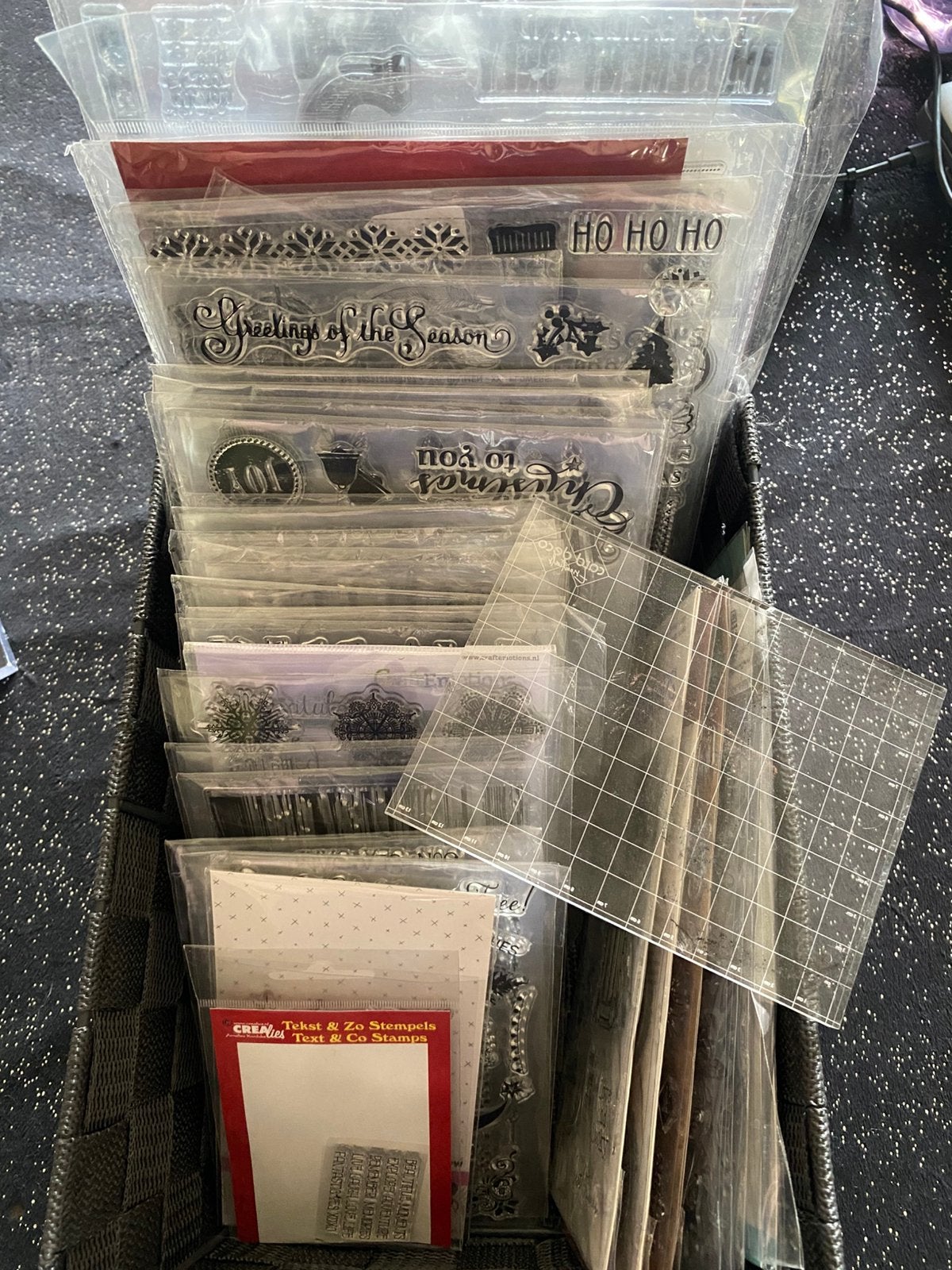 Stempels met acrylblok, Ophalen of Verzenden, Zo goed als nieuw