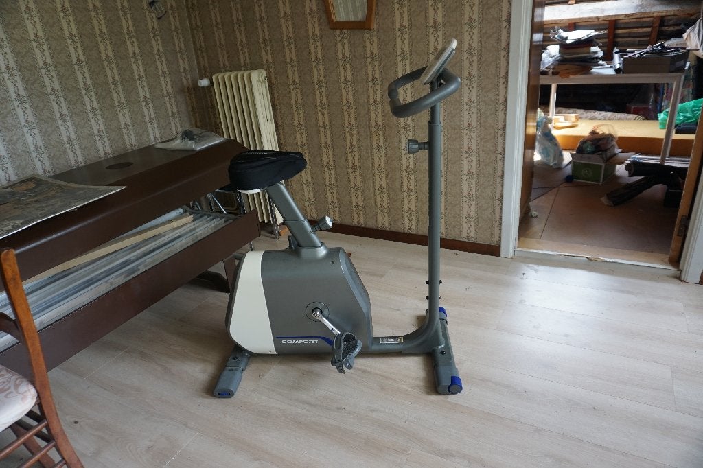 velo d appartement vintage gratuit, Enlèvement, Utilisé, Autres matériaux, Vélo d'appartement