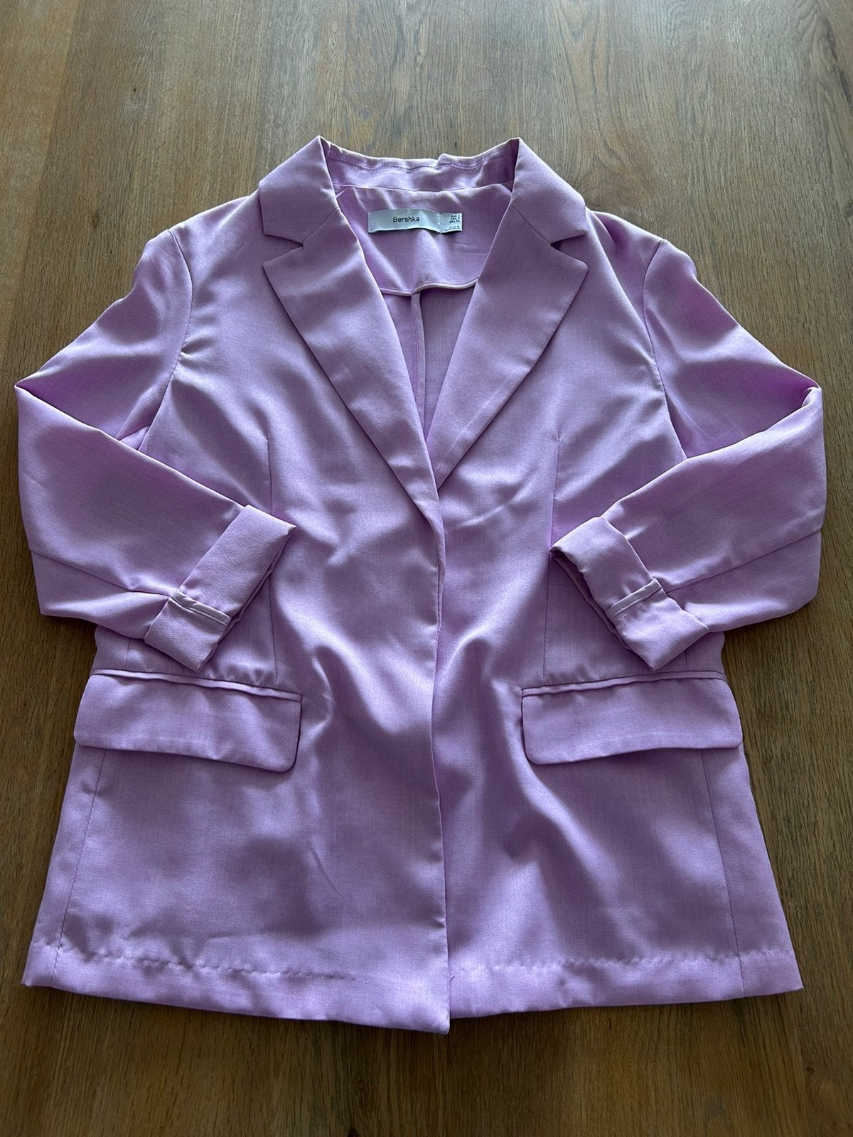 Roze oversized blazer Bershka maat S, Kleding | Dames, Jasjes, Kostuums en Pakken, Ophalen of Verzenden, Zo goed als nieuw, Jasje