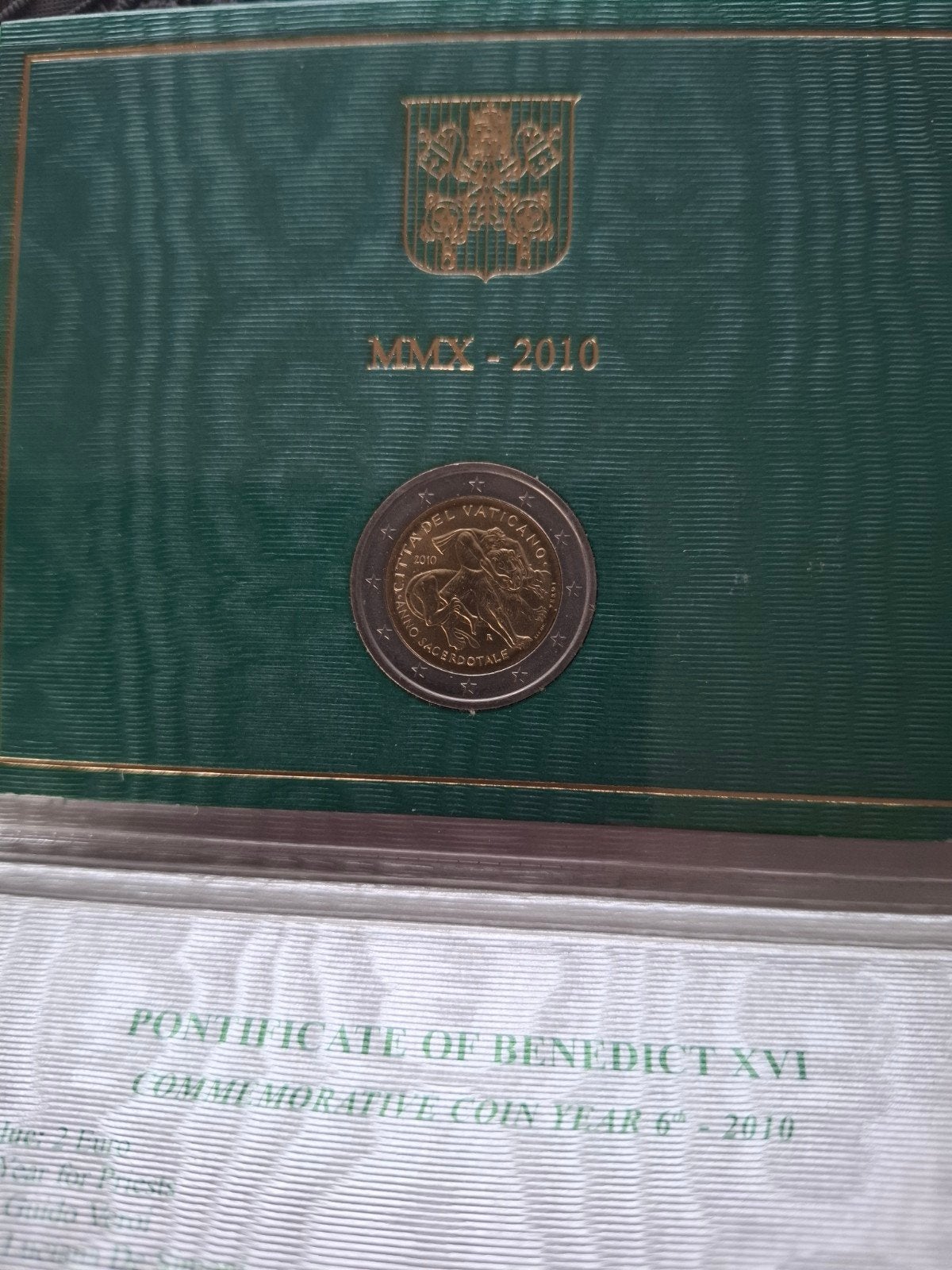 2€ Vaticaan 2010, Postzegels en Munten, Ophalen