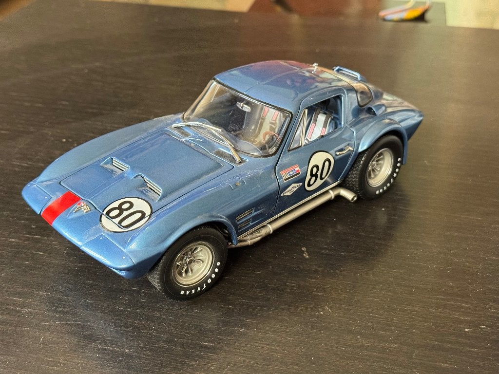 Chevrolet Corvette Grand Sport Coupé 1963 80 Exoto 1/18, Hobby & Loisirs créatifs, Voitures miniatures | 1:18, Enlèvement, Neuf