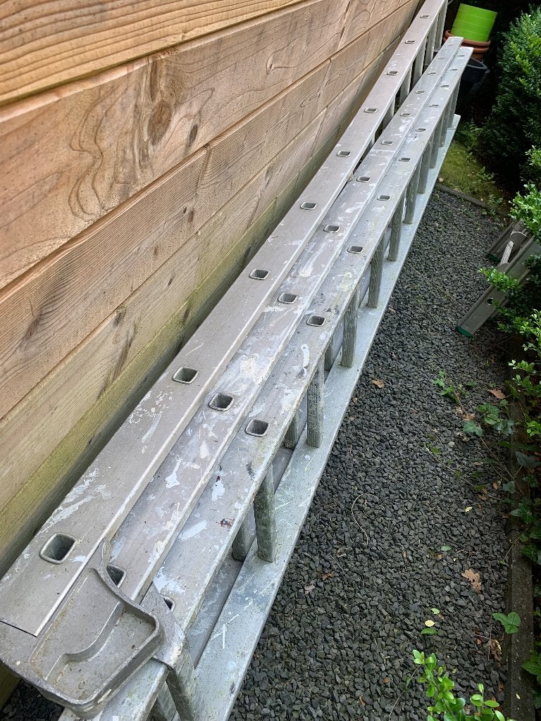 Ladder, Doe-het-zelf en Bouw, Ladders en Trappen, Ophalen, Gebruikt, Ladder, Opvouwbaar of Inschuifbaar